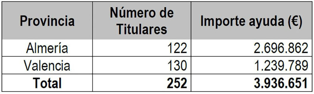 Ayudas directas DANA