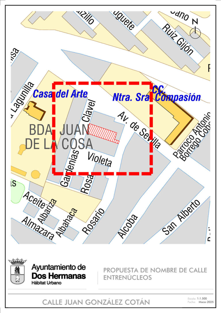 Dos Hermanas: Nuevas Nomenclaturas para Calles y Plazas del Municipio