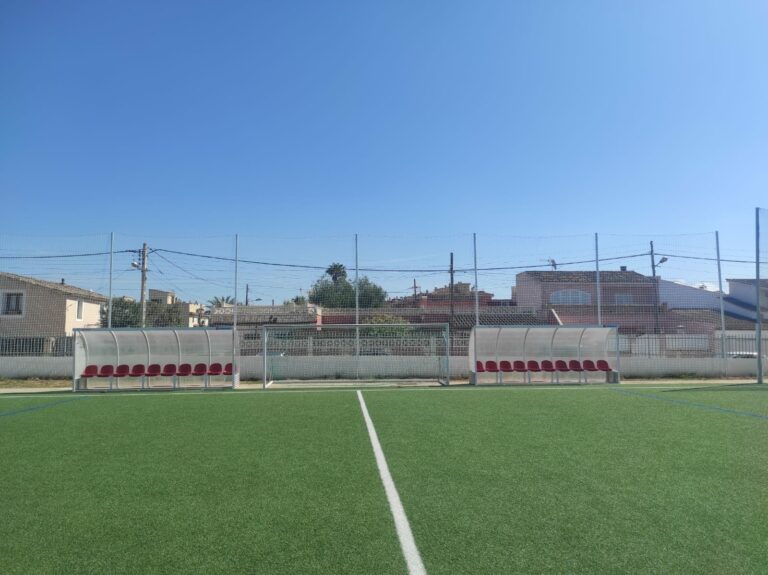 Mejoras en Palma: 420 m² de red de protección en instalaciones deportivas