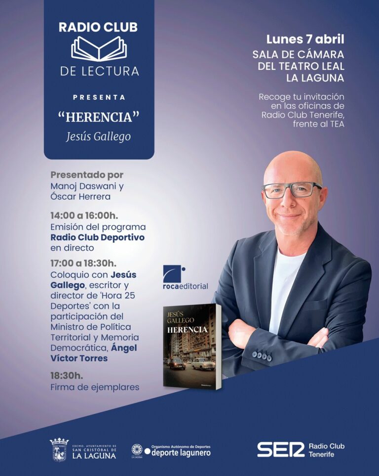 Presentación de la novela «Herencia» en La Laguna: Un viaje al 75 en España