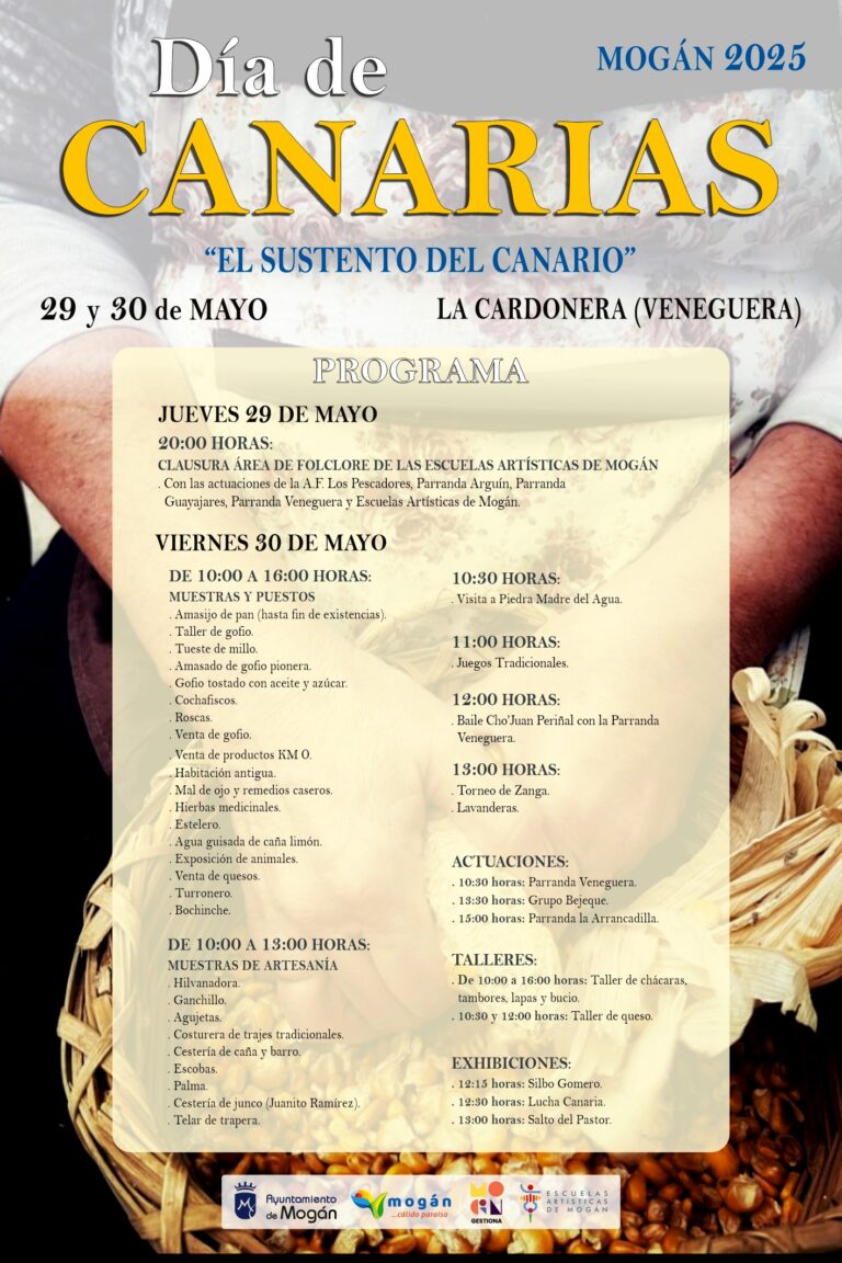 Clausura del Área de Folclore y Celebración del Día de Canarias en Mogán