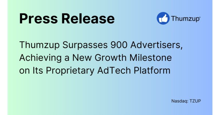 Thumzup: ¿Cómo superó los 900 anunciantes y sus planes de expansión?
